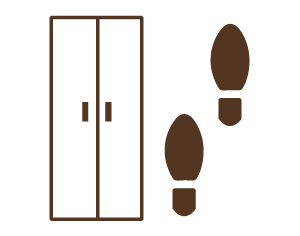 シューズインクローゼット（A・Bタイプのみ）